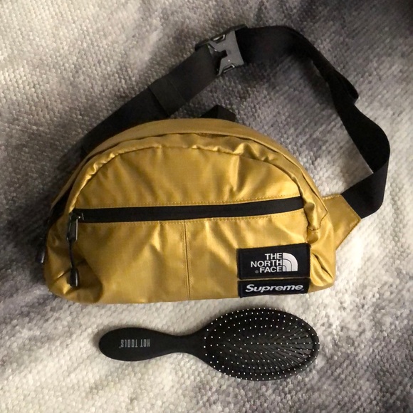 Supreme X Northface Metallic Roo II Lumbar Pack - Picture 2 of 4
